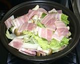 ベーコンたっぷり洋風タジン鍋作り方1写真