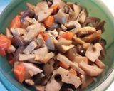 残ったお節の煮物 からの まぜご飯作り方1写真