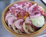 簡単豪華！塩豚と色々野菜の蒸篭蒸し作り方3写真