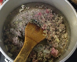 簡単パスタ☆椎茸いっぱい和風ミートソース作り方4写真