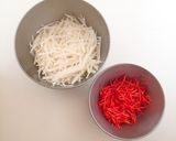 【おせちの定番⑧】柚子が香る紅白なます作り方2写真