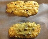 レーズンとナッツのチョコビスコッティ作り方3写真