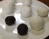 ホットサンドメーカーde梅ヶ枝餅風大福☆作り方1写真