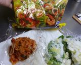 チヂミ(キムチ入り)作り方1写真