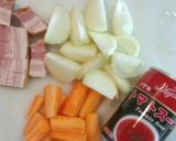 赤い色が綺麗なトマトスープ(*´▽｀*)作り方1写真