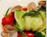 あさりとサーモンの白菜プレゼ作り方7写真