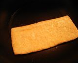 薄揚げと水菜のニンニク醤油作り方1写真