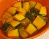 離乳食中期後期～＊かぼちゃの煮物作り方2写真