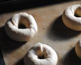 自家製酵母　きなこベーグル作り方10写真