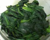 ほうれん草を使ったサグチキンカレー作り方1写真
