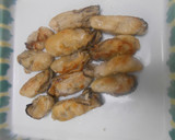 牡蠣焼きと葱のバター焼きの盛り合わせ作り方10写真