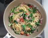 ソフトケールとミニトマトのオイルパスタ作り方6写真