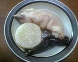俺流！ぷるぷる柔らか沖縄おでん風豚足煮作り方9写真