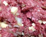 meiko風 チーズinハンバーグ作り方3写真