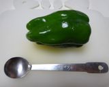 ピーマンの 種を簡単に取り出す方法作り方1写真