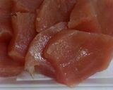 さす(かじき)の昆布〆作り方1写真
