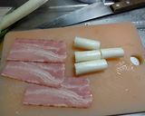 ネギのベーコン巻き　焦がし醤油風味作り方1写真