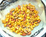 土鍋で軽いくん製：　ミックスナッツ作り方4写真