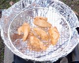 中華鍋で軽いくん製：　鶏むね肉編作り方4写真