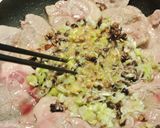 豚肉の黒豆ネギ味噌生姜焼き作り方7写真