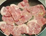 豚肉の黒豆ネギ味噌生姜焼き作り方5写真