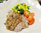 豚肉の黒豆ネギ味噌生姜焼き作り方10写真