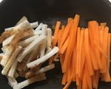 お弁当用♡人参とちくわのきんぴら作り方1写真