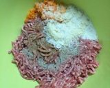 簡単！温まる、野菜あんかけハンバーグ作り方3写真