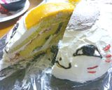 ニャンコ先生3Ｄケーキ　無着色　立体作り方4写真