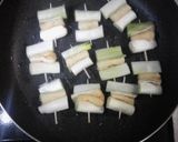 簡単おつまみ ネギと油揚げのねぎま作り方3写真