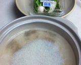 お餅アレンジ　土鍋で七草粥作り方1写真