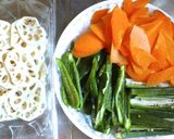 焼き野菜（１）れんこん，にんじん，など作り方2写真