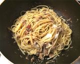 時短簡単☆いわし缶で和風ペペロンチーノ作り方3写真