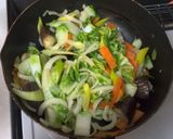 煎餅消費　野菜あんかけ煎餅作り方6写真