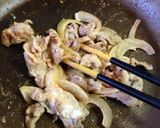 簡単ランチ♡豚コマのケチャップマヨ丼作り方2写真