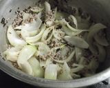 薩摩芋と玉ねぎの塩昆布そぼろ煮作り方4写真