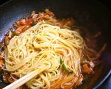 味噌汁で作る！コク旨ナポリタン作り方6写真
