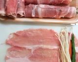 豚肉のエノキと野菜巻き作り方2写真