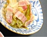 レンジで簡単♡キャベツとベーコンの蒸し煮作り方2写真