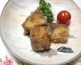 魚嫌いさんへ～鯖の竜田揚げ＊カレー味作り方3写真