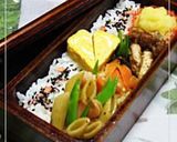 お弁当のおかず★ベーコンと絹サヤのペンネ作り方6写真