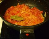 蟹のトマトクリームパスタ作り方3写真
