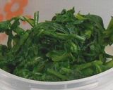 炊飯器で、春菊と大根のおかゆ作り方1写真