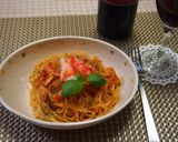 蟹のトマトクリームパスタ作り方5写真