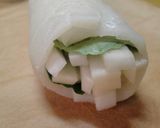お餅で大根を巻いちゃいました。作り方4写真