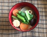 お雑煮や大晦日に♪【菜（名）も上がる汁】作り方8写真