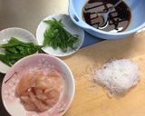 ササミとさやえんどうの生姜醤油煮作り方1写真