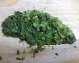 春菊と塩昆布で菜飯作り方3写真