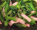 アスパラ菜とベーコンの炒め物♪作り方3写真