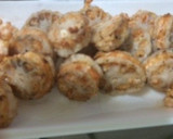 蓮根のはさみ揚げ〜海老と鶏肉〜作り方8写真
